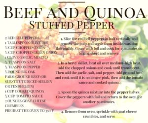 Beef and Quinoa